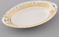 Блюдо овальное Соната 17 см Золотые узоры 07116123-1373 LEANDER