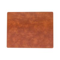 Сервировочная салфетка из натуральной кожи прямоугольная 30х40 см, цвет коньячный, Bull LIND DNA 990248