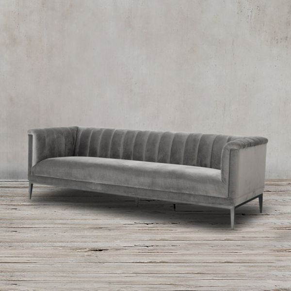 Диван Арам 223x83x73 dark grey  ROOMERS FURNITURE