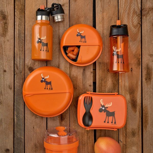 Ланч-бокс для перекусов BentoDISC™ Moose оранжевый