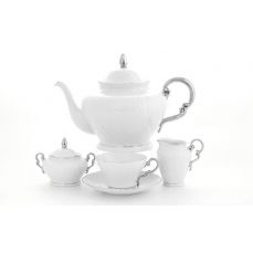 Чайный сервиз Эла Платиновая отводка 26160725-2603 LEANDER