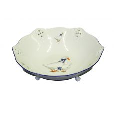Миска на ножках 23 см Чешский гусь 38116165-0807 LEANDER