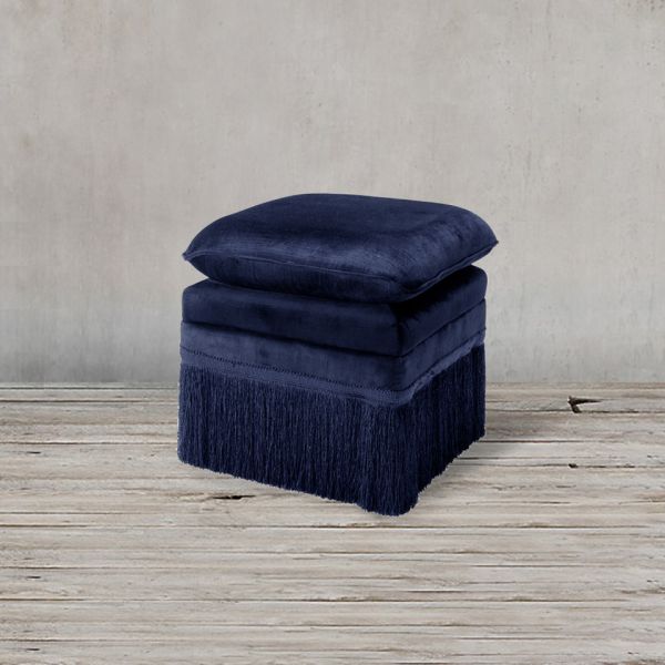 Пуф 43x43x44 blue  ROOMERS FURNITURE
