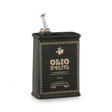 Бутылка для масла квадратная Oliere Vintage 500 мл, черный Nuova Cer