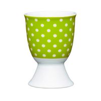 Kitchen Craft Подставка для яйца Green Polka Dot