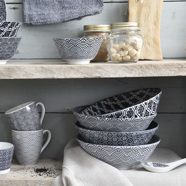 Тарелка  STAR/BLACK RIM  TOKYO DESIGN