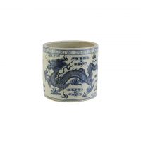 Ваза 19x19x18.5 blue/white  ROOMERS FURNITURE