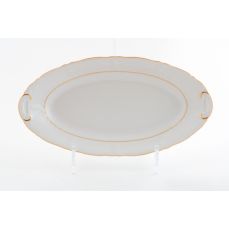 Блюдо овальное Соната 55.5 см Золотая отводка 07111518-1139 LEANDER