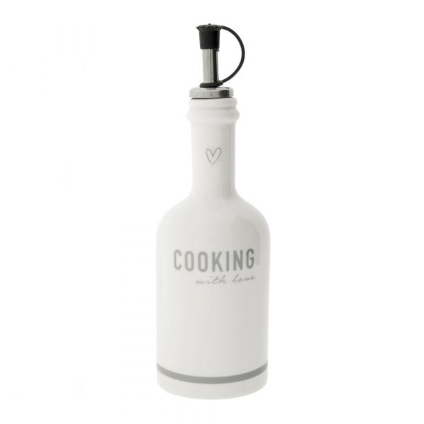 Бутылка для масла/ускуса Bastion Collections Happy Cooking Grey 6,5x16 см 
