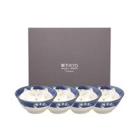 Набор из 4 чаш 15x15x7 blue  TOKYO DESIGN