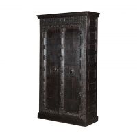 Шкаф 120x49x216 см dark brown ROOMERS FURNITURE