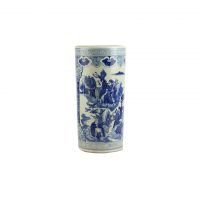 Ваза 19.5x19.5x38 blue/white  ROOMERS FURNITURE