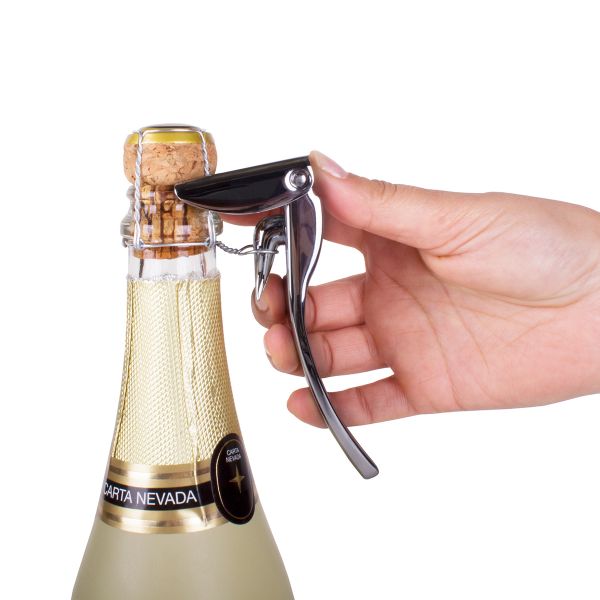 Открывалка для игристых вин Brut хром
