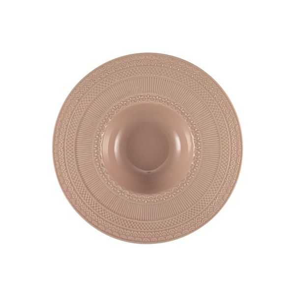 Тарелка для пасты 23 см, 180 мл SKALISTOS, костяной фарфор, розовый LE COQ