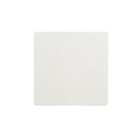 Подставка под кружку из натуральной кожи квадратный 10x10 см, цвет белый, Bull LIND DNA 98355