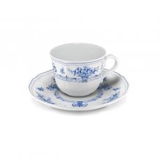 Кофейная пара Anthiros 100 мл, белый/синий, фарфор, 100 LE COQ