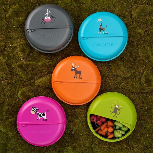 Ланч-бокс для перекусов BentoDISC™ Cow фиолетовый