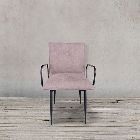 Полукресло Дуакс 52x55x85 Ans 16-15 Vintage cotton Grey  ROOMERS FURNITURE
