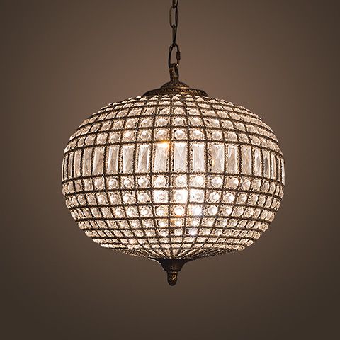 Люстра Казбах 85x85x61 bronze/clear  ROOMERS FURNITURE