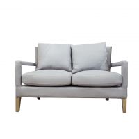 Диван Джим 130x82x81 light grey  ROOMERS FURNITURE