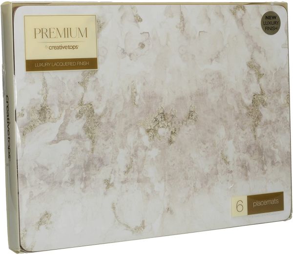 Набор из 4 подставок Grey Marble 40x29 KITCHEN CRAFT 