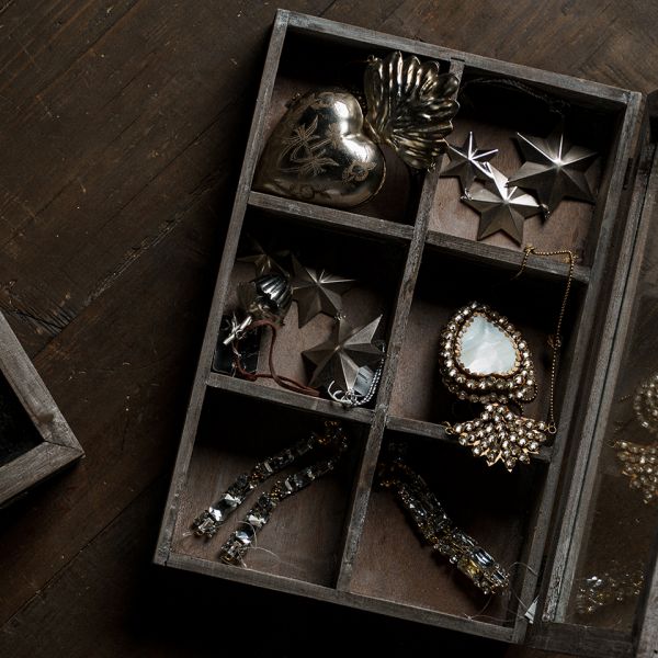 Новогоднее украшение сердце 14 см ROOMERS FURNITURE