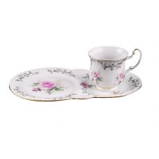 Сервиз для завтрака 2 предмета Бледная роза Моника 28120815-0766 LEANDER