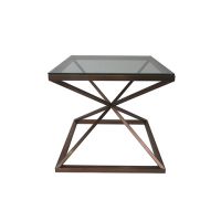 Стол приставной 65x65x60 matte honey  ROOMERS FURNITURE