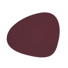 Сервировочная салфетка из натуральной кожи фигурная 36х42 см, цвет сливовый, NUPO LIND DNA 981044