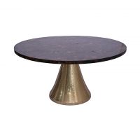 Стол 153x153x75 brass  ROOMERS FURNITURE