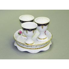 Набор для приправ Соната 4 предмета Мелкие цветы, кобальт 07162512-0440 LEANDER