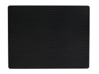 Сервировочная салфетка из натуральной кожи прямоугольная 30х40 см, цвет черный, CROCO LIND DNA 98326