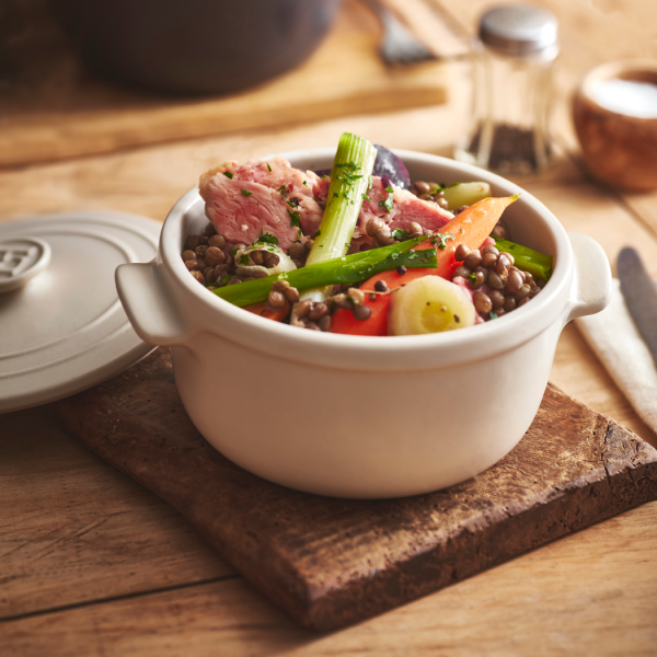 Кокотница порционная, керамика, 550 мл, опал, Solo EMILE HENRY