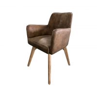 Полукресло 60x61x84 Camel Brown#66  ROOMERS FURNITURE