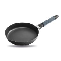 Сковорода  Индукционная ?24cm, с серой силиконовой ручкой, h=5 cm     (10)     37124g