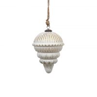 Новогодняя игрушка 15x10x10 см white, gold ROOMERS FURNITURE