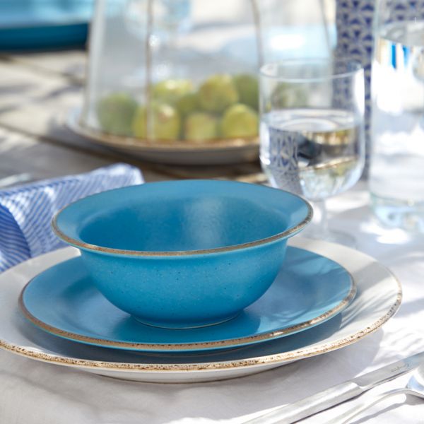 Тарелка закусочная 22 см POSITANO, синий CASAFINA BY COSTA NOVA