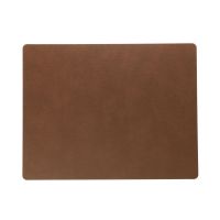 Сервировочная салфетка из натуральной кожи прямоугольная 30х40 см, цвет рыжий, Bull LIND DNA 98404