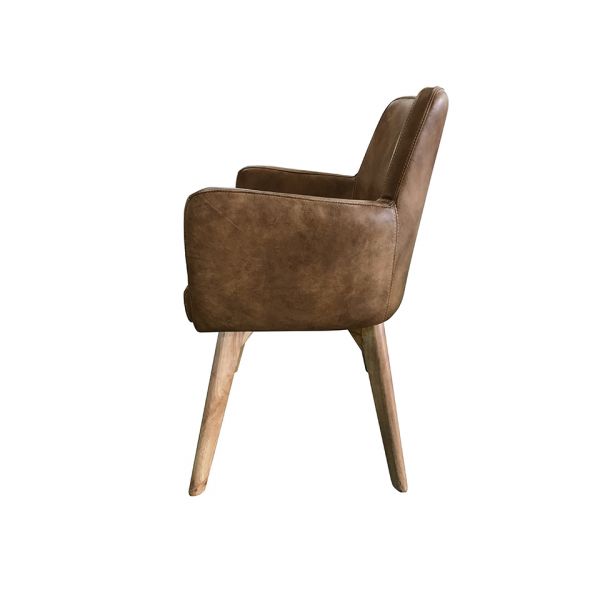 Полукресло 60x61x84 Camel Brown#66  ROOMERS FURNITURE