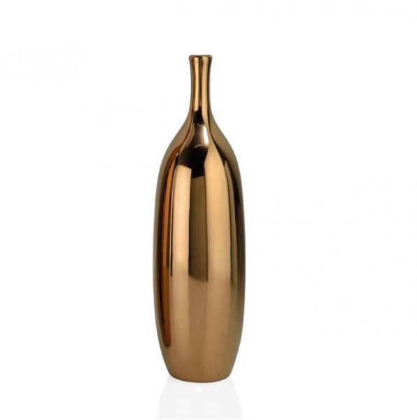 Andrea House Ваза Amphora Shiny Copper