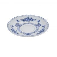 Чайное блюдце 15 см NEOS ANTHIROS, фарфор, белый/синий LE COQ