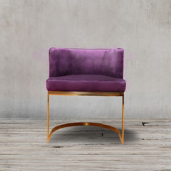 Полукресло Пимлико 61x59x73 Light purple/gold  ROOMERS FURNITURE