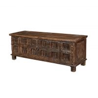 Сундук XIX век, Индия 167x52x69 см natural ROOMERS ANTIQUE