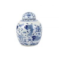 Ваза 16x16x22 blue/white  ROOMERS FURNITURE