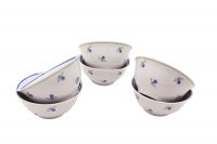 Набор пиал глубоких 12 см, 6 шт Мэри-Энн,Синие цветы 36161322-0887 LEANDER