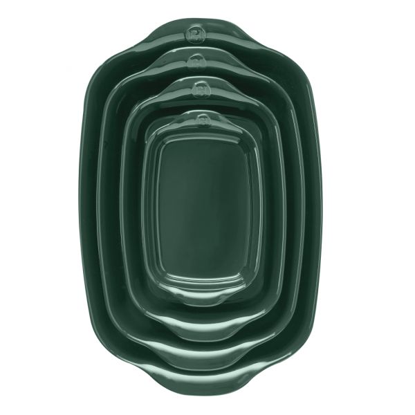 Форма для запекания прямоугольная 42x27 см, керамика, цвет кедр, EMILE HENRY
