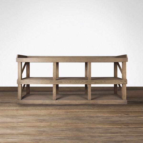 Стеллаж Хейди 180x45x85 natural oak  ROOMERS FURNITURE