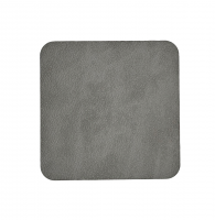 Подставка под кружку из кожи квадратный 10х10 см серый, NUPO Vero 524006