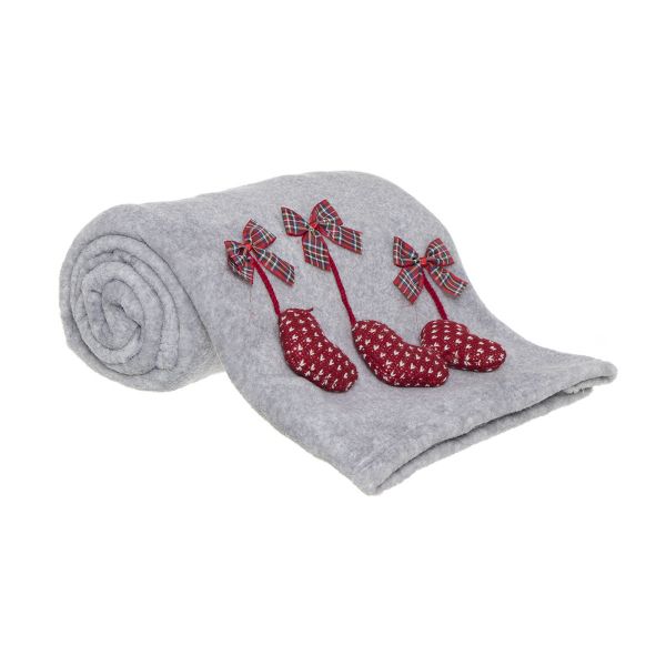 Плед Arco 130x160 см серый D'casa
