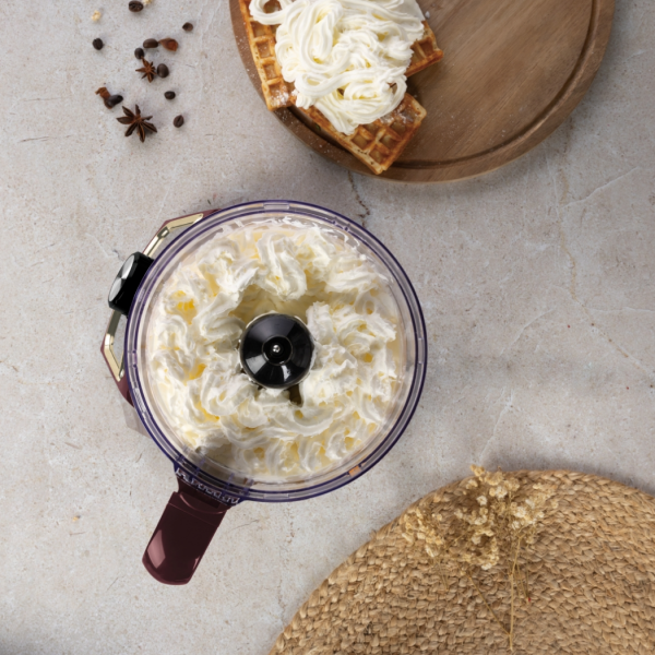 Кухонный комбайн 8 в 1, электрический, матовый бордо, Leonardo BERLINGER HAUS
